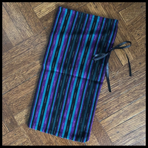 {Fair Trade} Wine Bottle Woven Fabric Gift Bag - Picture 2 of 3
